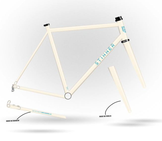Stinner Gibraltar Lightweight Butted Titanium Frameset